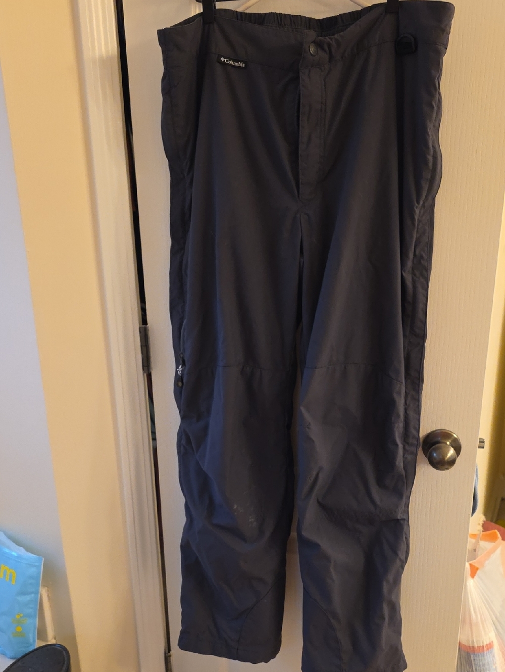Columbia Men's Gray Outdoor Cargo Snow Pants